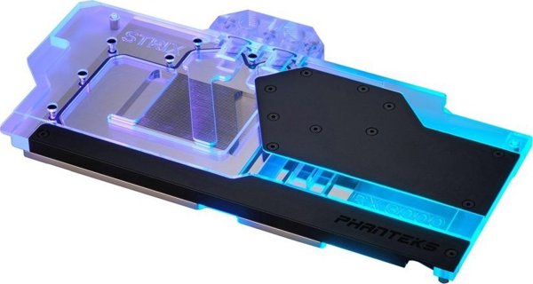 Phanteks Glacier G6000 GPU Water Block για ASUS RX 6800/6900 Strix/TUF, D-RGB, Μαύρο