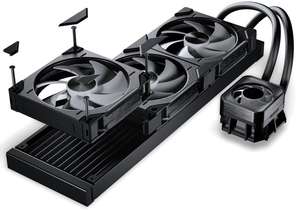 PHANTEKS Glacier One 420D30 X2 DRGB AiO Υδρόψυξη - 420mm, μαύρο