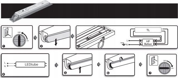 Philips MASTER LED-lysrør 1500mm High Efficiency 20W 830 T5