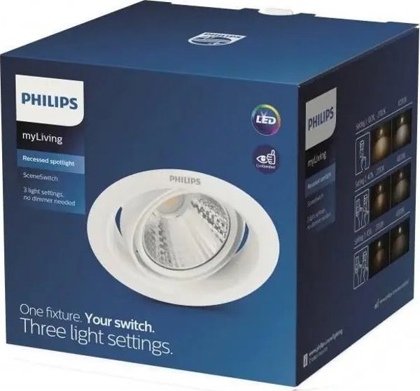 Philips LUMINAIRE PHILIPS POMERON 59556 7W LED