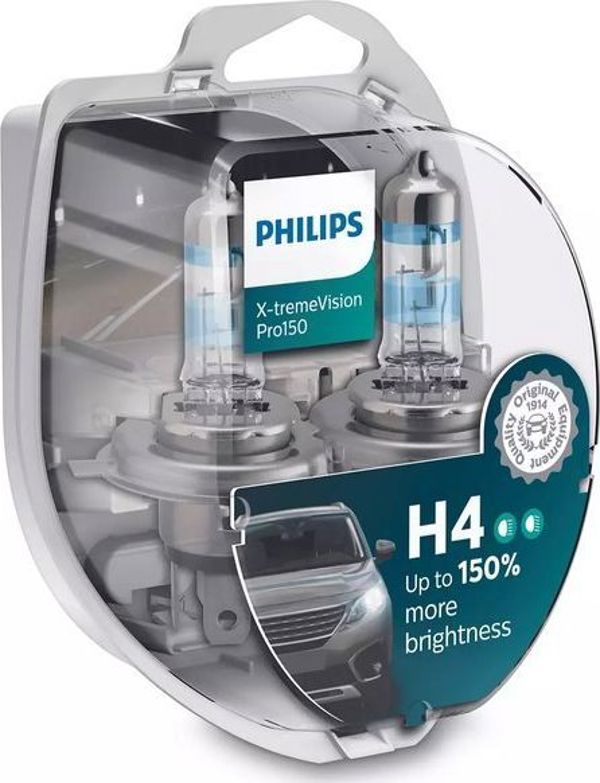 Philips Philips H4 X-treme Vision Pro 150% duo 2τμχ/σετ καθολικός
