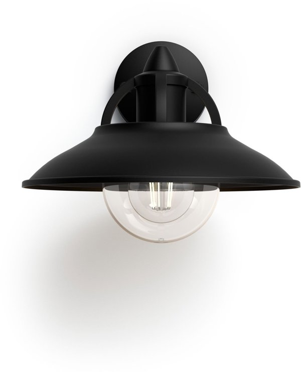 Philips Cormorant Φωτιστικό Τοίχου εκτός LM 1x42W Μαύρο