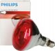 Philips Philips infrared lamp BR125 IR 150W E27 230-250V Red