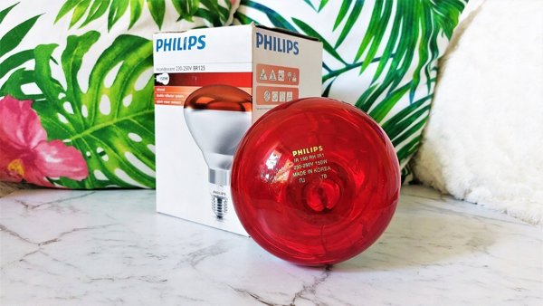 Philips Philips infrared lamp BR125 IR 150W E27 230-250V Red