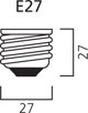 Philips Philips infrared lamp BR125 IR 150W E27 230-250V Red