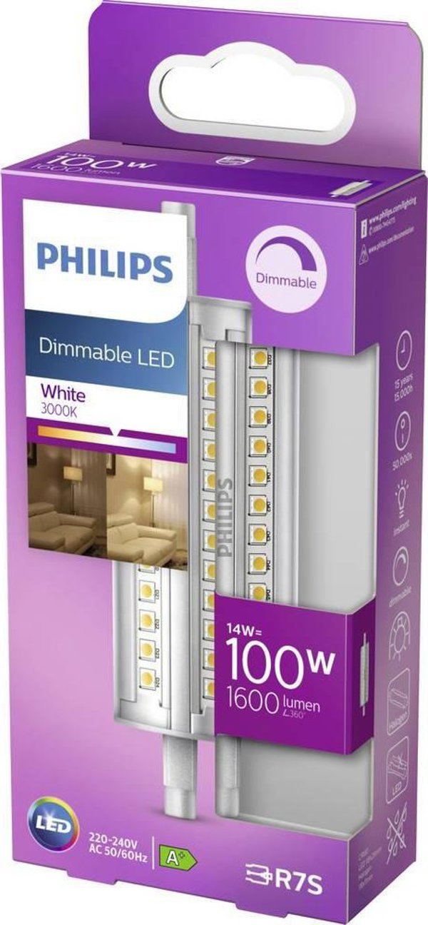 Philips Λάμπα LED Philips, 14W, 1600lm, 3000K