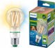 Philips Λάμπα LED Filament 60W E27 Διαφανής - Κλασική Λάμπα με Ορατό Νήμα
