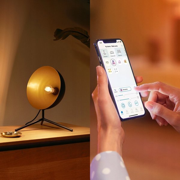Philips Λάμπα LED Filament 60W E27 Διαφανής - Κλασική Λάμπα με Ορατό Νήμα