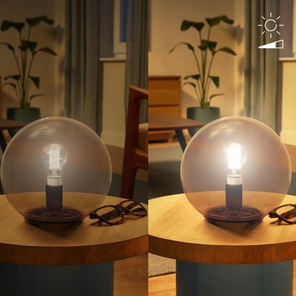 Philips Λάμπα LED Filament 60W E27 Διαφανής - Κλασική Λάμπα με Ορατό Νήμα