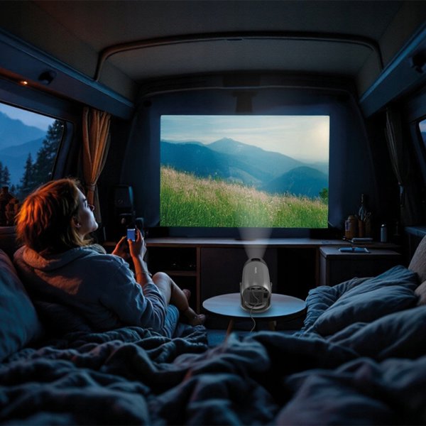 Philips NeoPix 150 Φορητός Προβολέας Full HD 1080p, 250 ANSI Lumens, Wi-Fi, Dark Grey