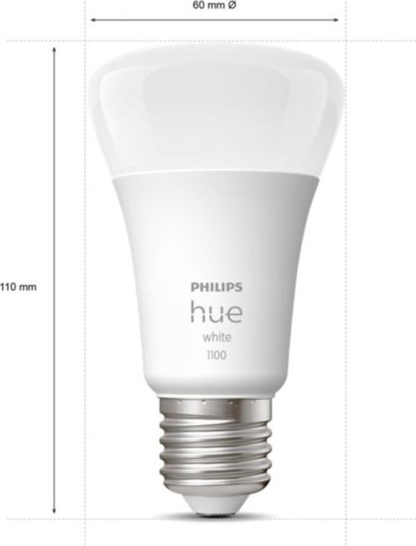Philips Hue Λάμπα E27 A60 9.5W (929002469202)