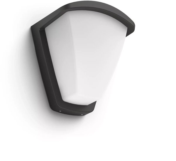 Philips Kiskadee wall lamp anthracite grey, E27