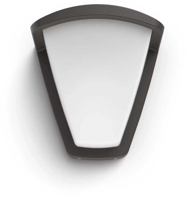 Philips Kiskadee wall lamp anthracite grey, E27