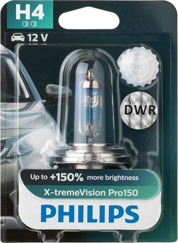 Λάμπα Philips X-tremeVision Pro150 H4 12V 60/55W