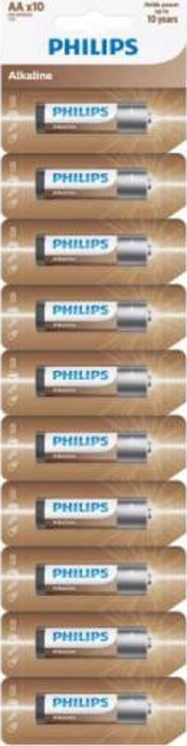 Philips ΜΠΑΤΑΡΙΑ PHILIPS AA LR6 ZRYWKA 10SZT ΑΛΚΑΛΙΚΗ