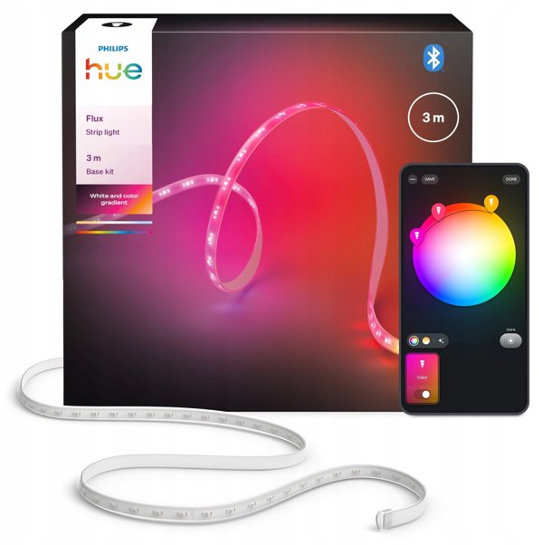 Philips Hue Gradient Lightstrip 3m - Έξυπνη Ταινία LED με Πολύχρωμο Φωτισμό RGB