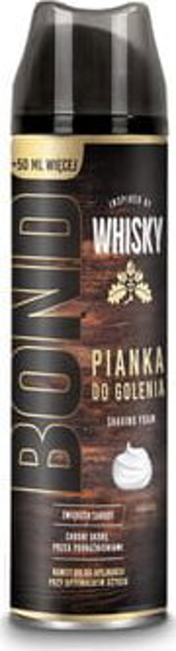 Αφρός Ξυρίσματος Bond Inspired By Whisky 250ml (200+50ml)