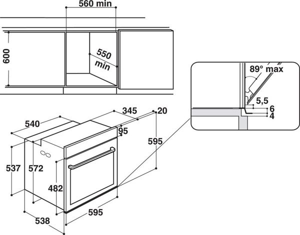 Φούρνος Whirlpool W9 OS2 4S1 P