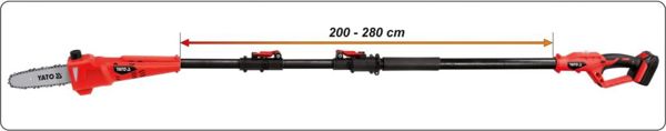 Αλυσοπρίονο Yato YT-82836 18 V 20 cm