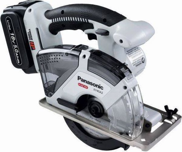 Panasonic Δισκοπρίονο Μπαταρίας EY45A2LJ2G32 18V, 135mm, 4500rpm, 2x5Ah Μπαταρίες