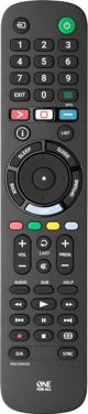 One For All URC4912 Τηλεχειριστήριο Τηλεόρασης για Sony - Συμβατό με Όλα τα Μοντέλα Χωρίς Ρύθμιση