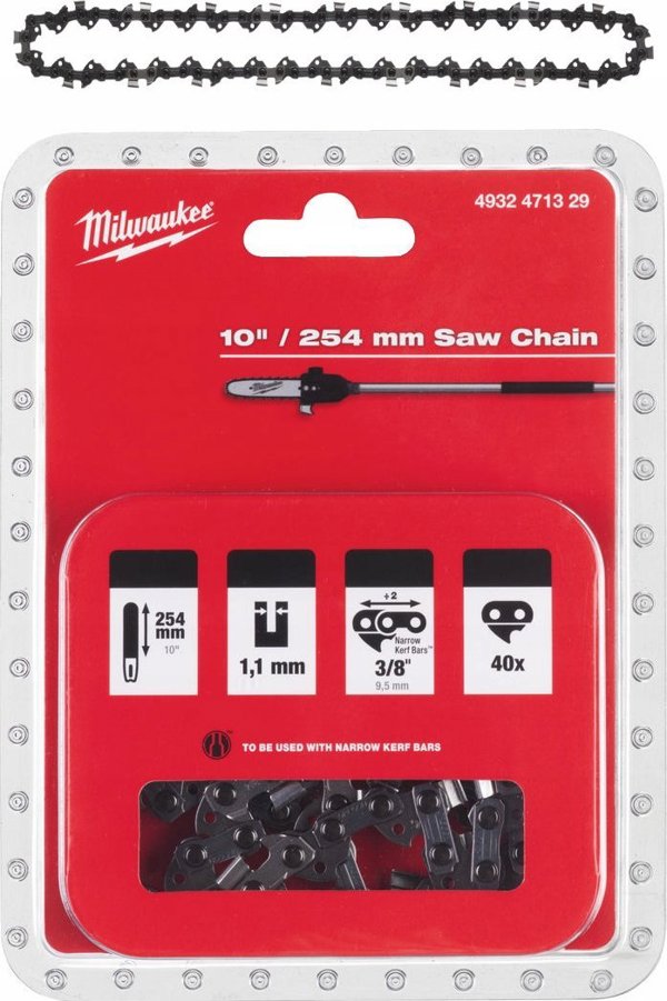 Αλυσοπρίονο Milwaukee Chain cutter 3/8 1.1 (40 links) Milwaukee (FOPH-CSA)