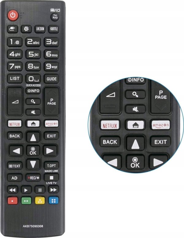 Πιλοτικό RTV Lamex PILOT UNIWERSALNY DO LG SMART TV Z NETFLIX AMAZON