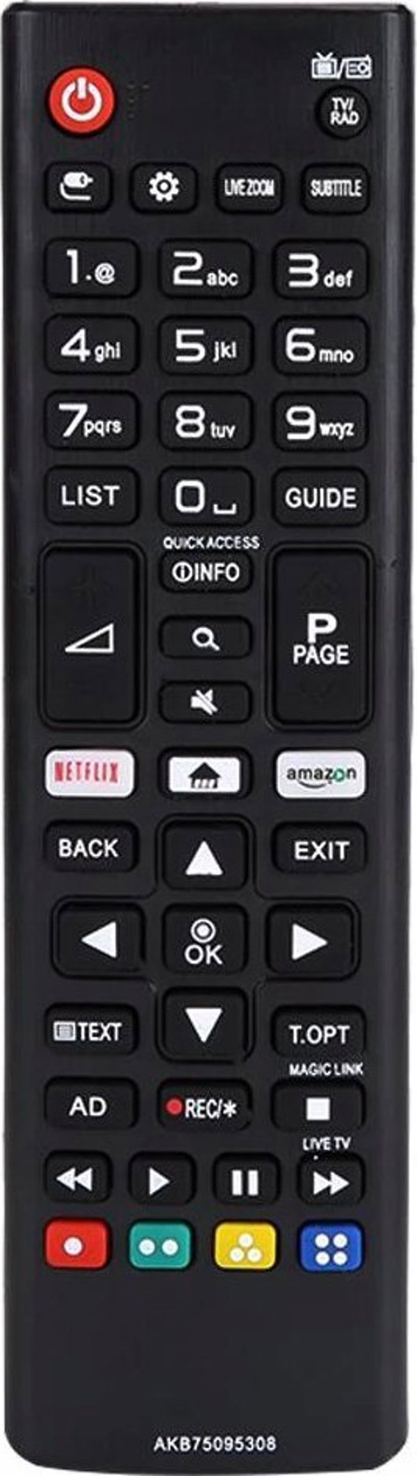 Πιλοτικό RTV Lamex PILOT UNIWERSALNY DO LG SMART TV Z NETFLIX AMAZON