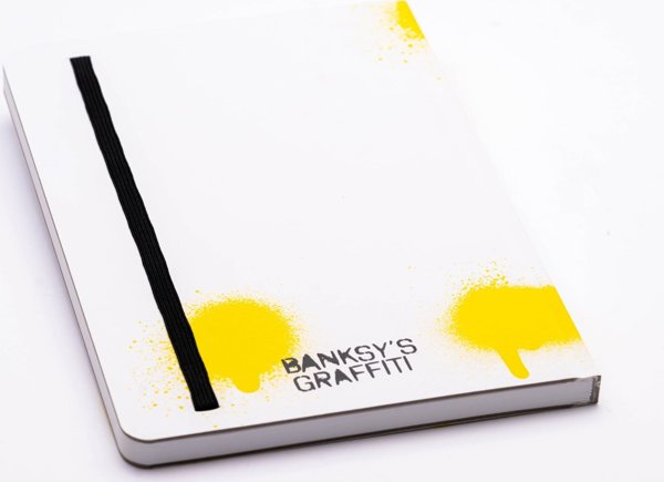 Σημειώσεις Pininfarina Segno PININFARINA Banksy, 14x21 cm, 128 σελίδες, λουλούδι