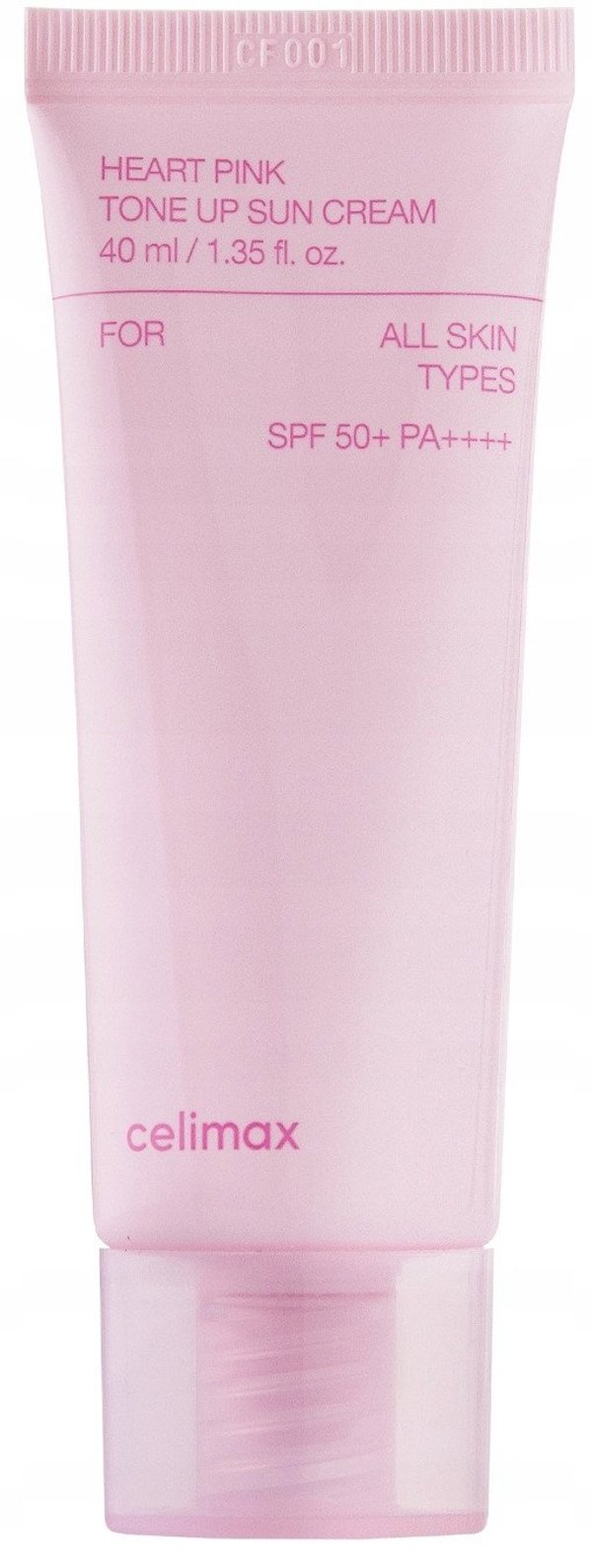 Pink Celimax - Heart Ροζ Tone Up Sun Κρέμα SPF 50+ PA++++ - Ενυδατικό Φίλτρο Κρέμα - 40ml
