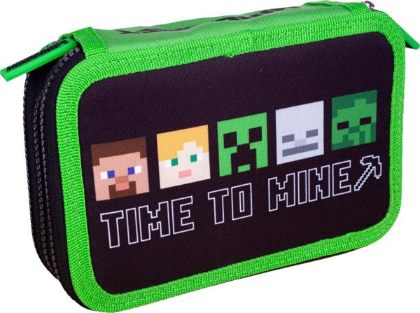 Κασετίνα Astra Κασετίνα τριπλή Jumbo BW Minecraft AC3