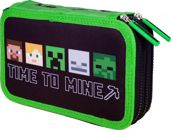Κασετίνα Astra Κασετίνα τριπλή Jumbo BW Minecraft AC3