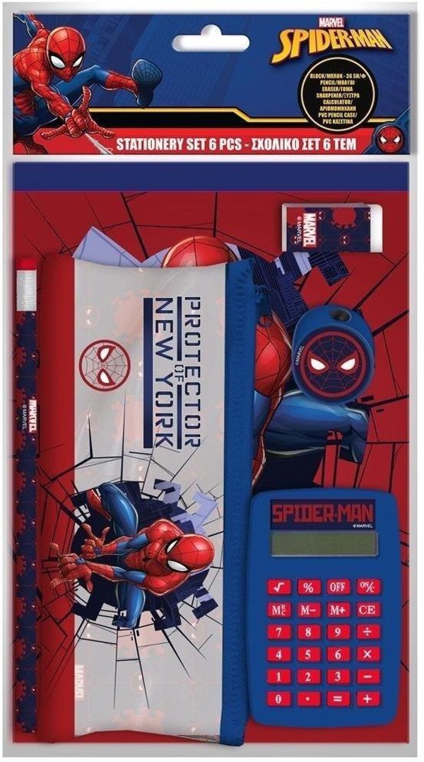 Κασετίνα με αριθμομηχανή Spiderman