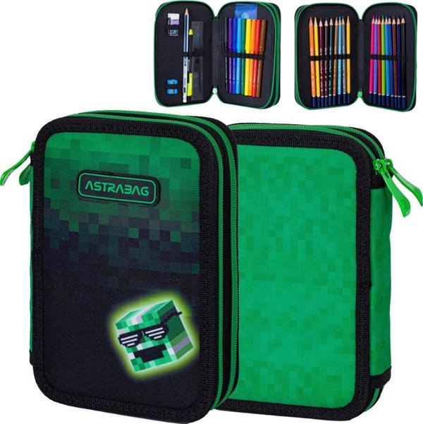 Διπλή κασετίνα με εξοπλισμό Astrabag Pixel Hero AC21