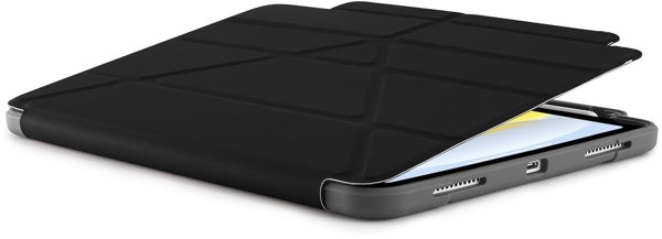PIPETTO Origami No2 Pencil Shield Case Black, fur Apple iPad 10,9", 10th Gen.( 2022)