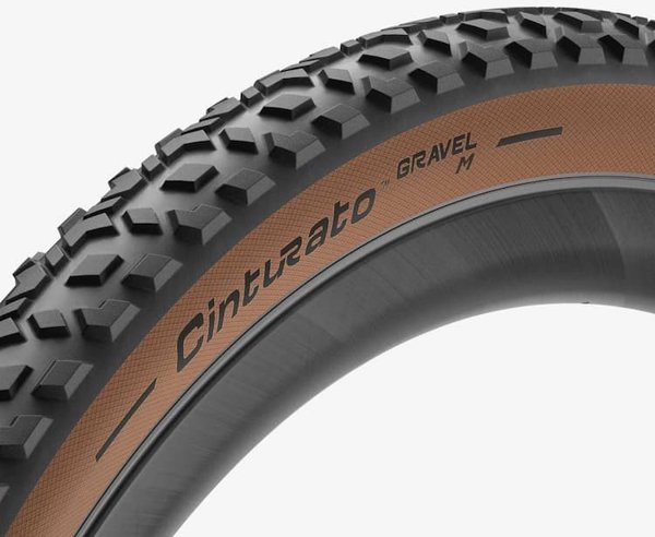 Ελαστικό Pirelli Cinturato Gravel M 45-622, μαύρο/καφέ