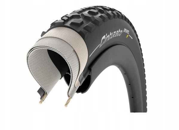 Ελαστικό Pirelli Cinturato Gravel M 50-584, μαύρο/καφέ