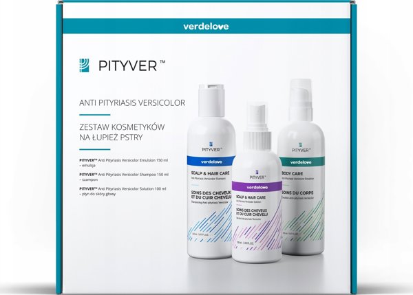 Σετ PITYVER σαμπουάν για τα μαλλιά 150ml + υγρό καθαρισμού σώματος 100ml + γαλάκτωμα σώματος 150ml