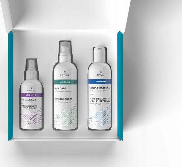 Σετ PITYVER σαμπουάν για τα μαλλιά 150ml + υγρό καθαρισμού σώματος 100ml + γαλάκτωμα σώματος 150ml