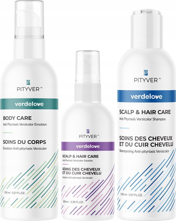 Σετ PITYVER σαμπουάν για τα μαλλιά 150ml + υγρό καθαρισμού σώματος 100ml + γαλάκτωμα σώματος 150ml
