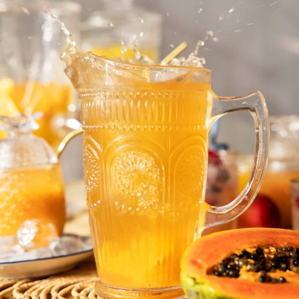 Κανάτα με λαβή Homla BARREL Διαφανής, 1.3 l