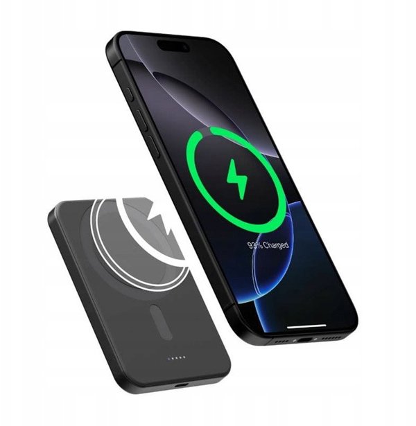 Pitaka Power Bank Qi2, Black/Grey