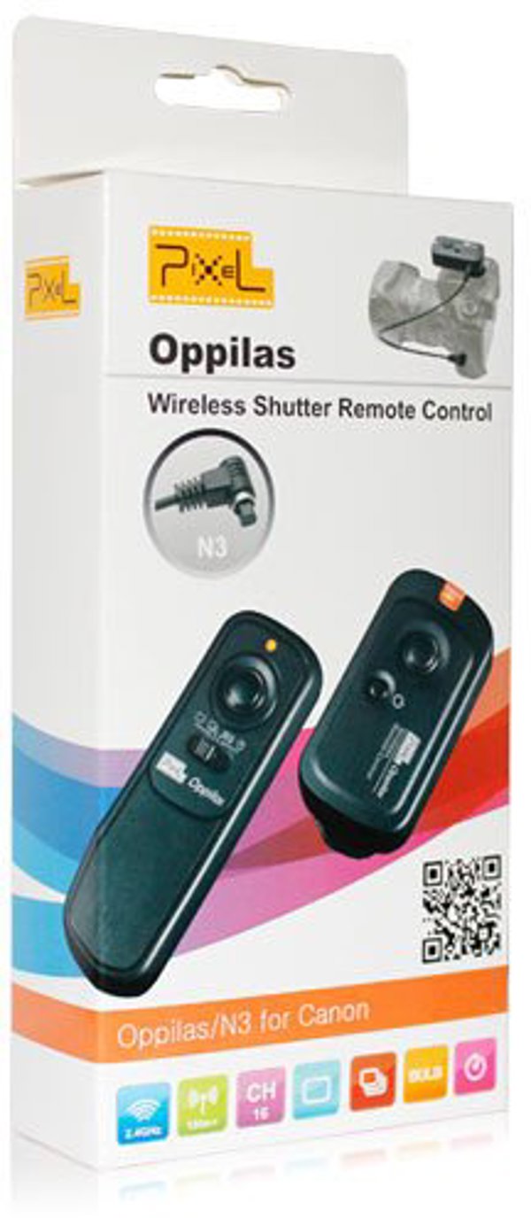 Ασύρματο τηλεχειριστήριο κλείστρου Pixel RW-221 / N3 για Canon