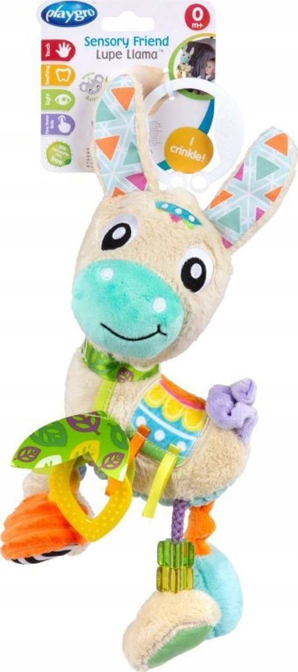 Playgro PLAYGRO Sensory Friend Lupe Llama, 0188470