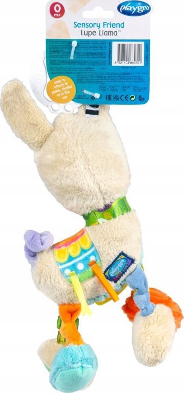 Playgro PLAYGRO Sensory Friend Lupe Llama, 0188470