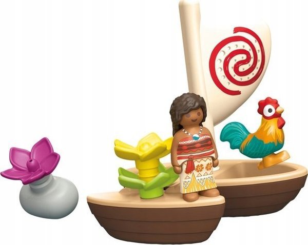 Playmobil PLAYMOBIL 71459 Junior Aqua & Disney: Vaiana Catamaran, construction toy