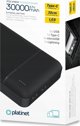 Platinet φορητός φορτιστής 30000mAh PMPB30W707, μαύρο