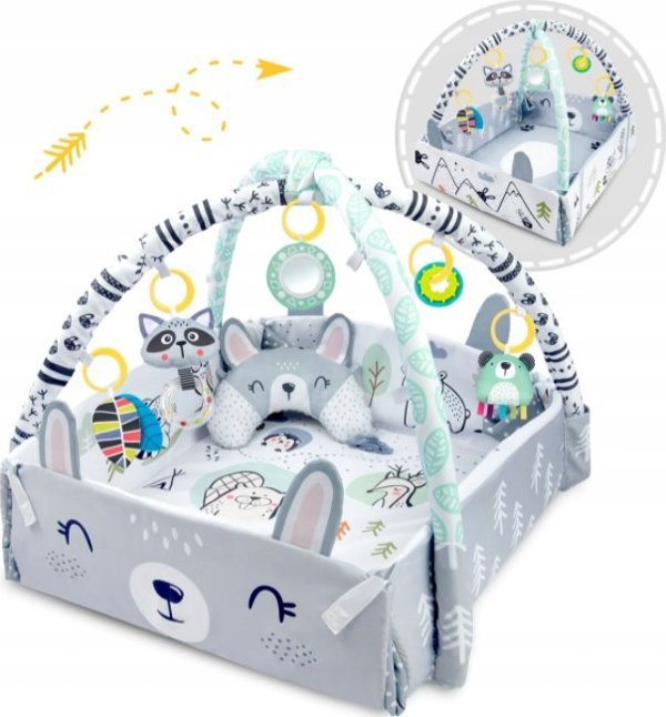 Playgro PLAYGRO Snuggle Me Penguin Tummy Time Gym, 018768178