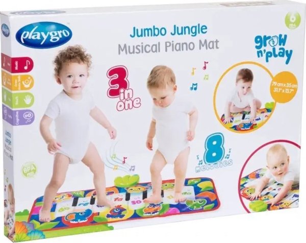 Playgro PLAYGRO musical piano mat Jumbo Jungle, 0186995