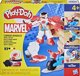 Hasbro Play-Doh Captain America Moto-Slicer Παιχνίδι Πλαστελίνης